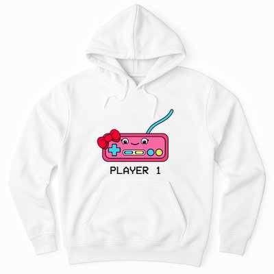 Cute Game Controller Kawaii Joystick Funny Gamer Girl Matching Gamer Couple Hoodie