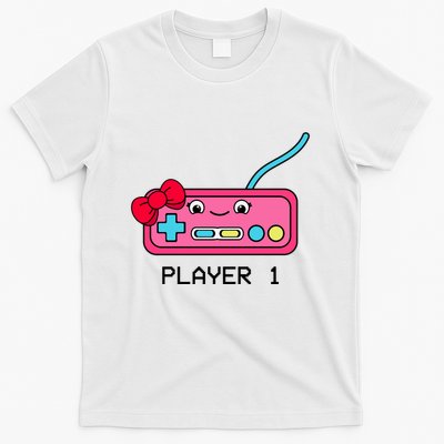 Cute Game Controller Kawaii Joystick Funny Gamer Girl Matching Gamer Couple T-Shirt