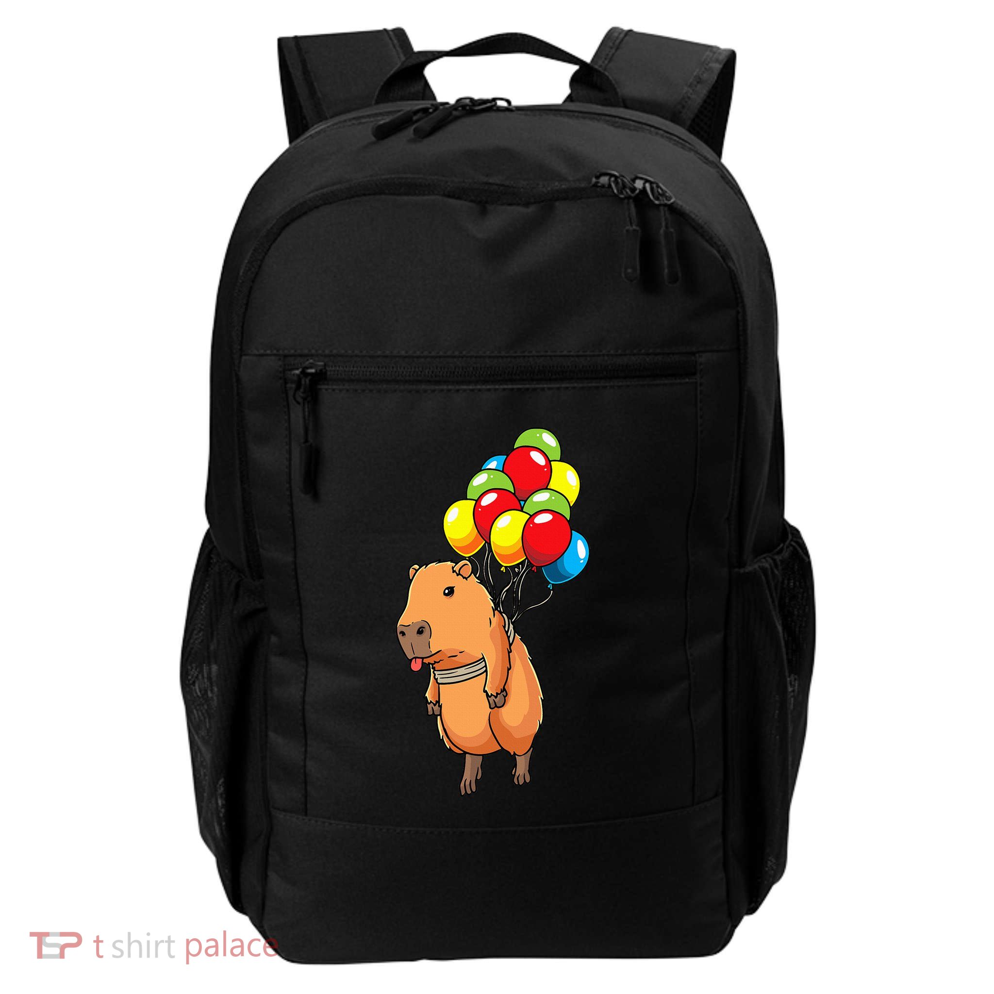 Capybara Giant Cavy Rodent With Balloons Capybara Backpack