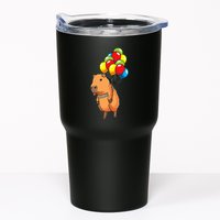 Capybara Giant Cavy Rodent With Balloons Capybara Tumbler