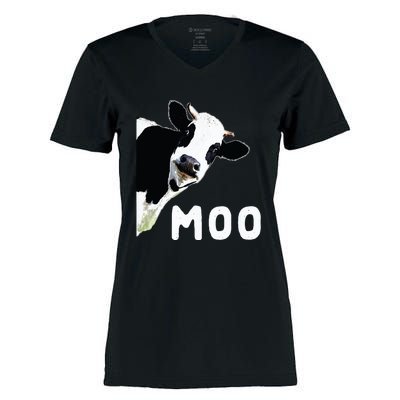 Cow Gift Women's Momentum V-Neck T-Shirt