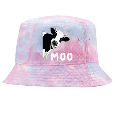 Cow Gift Tie-Dyed Bucket Hat