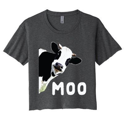 Cow Gift Women's Crop Top Tee