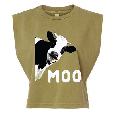 Cow Gift Garment-Dyed Women's Muscle Tee