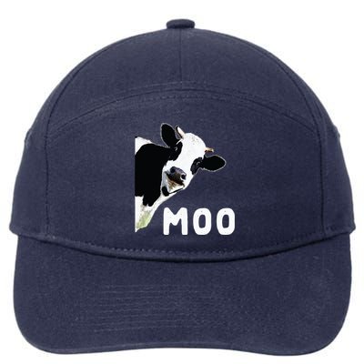 Cow Gift 7-Panel Snapback Hat