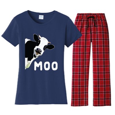 Cow Gift Women's Flannel Pajama Set