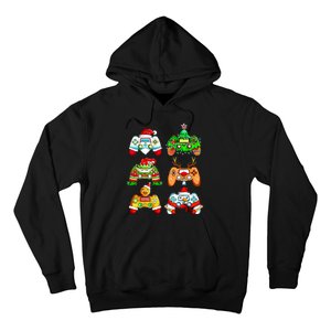 Christmas Gamer Controller Holiday Gift Hoodie