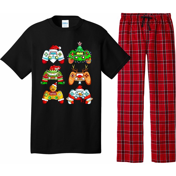 Christmas Gamer Controller Holiday Gift Pajama Set