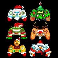 Christmas Gamer Controller Holiday Gift Flatbill Hat