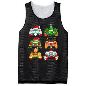 Christmas Gamer Controller Holiday Gift Mesh Reversible Basketball Jersey Tank