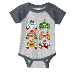 Christmas Gamer Controller Holiday Gift Infant Baby Jersey Bodysuit