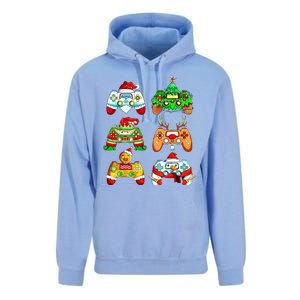 Christmas Gamer Controller Holiday Gift Unisex Surf Hoodie