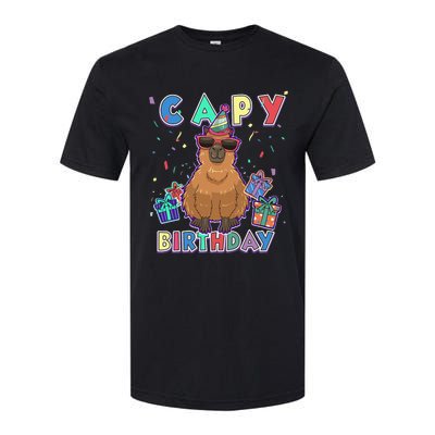 capybara gifts capy birthday happy birthday capybara Softstyle® CVC T-Shirt