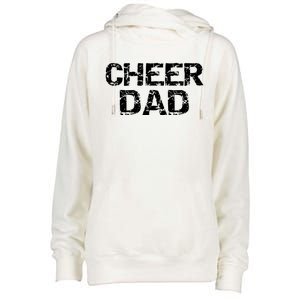 Cheerleading Gift Cheerleader Father Idea Cheer Dad Meaningful Gift Womens Funnel Neck Pullover Hood