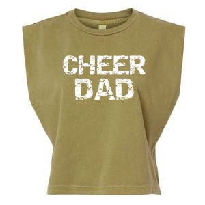 Cheerleading Gift Cheerleader Father Idea Cheer Dad Meaningful Gift Garment-Dyed Women's Muscle Tee