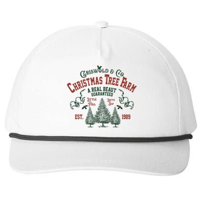 Cool Griswold Christmas Tree Farm Snapback Five-Panel Rope Hat