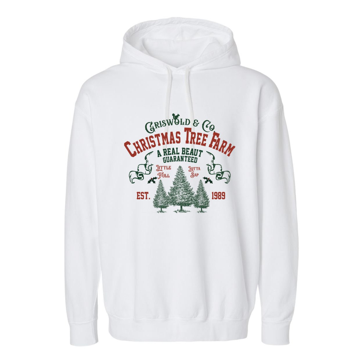 Cool Griswold Christmas Tree Farm Garment-Dyed Fleece Hoodie