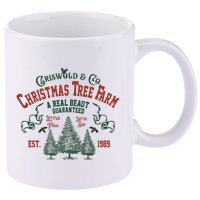 Cool Griswold Christmas Tree Farm 11oz C Handle Ceramic Mug