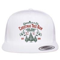 Cool Griswold Christmas Tree Farm Flat Bill Trucker Hat