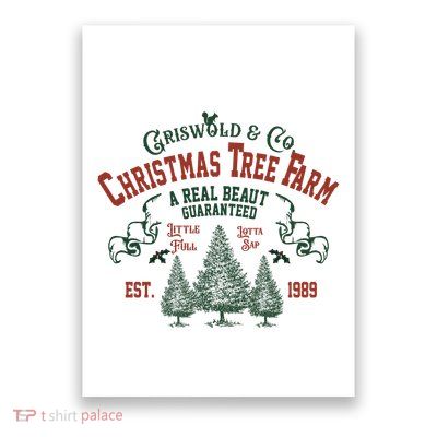 Cool Griswold Christmas Tree Farm Poster