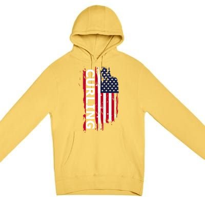 Curling Gift Premium Pullover Hoodie