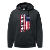 Curling Gift Performance Fleece Hoodie