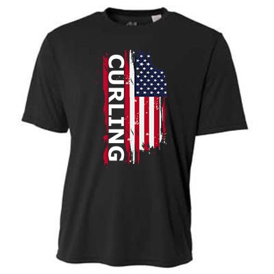 Curling Gift Cooling Performance Crew T-Shirt