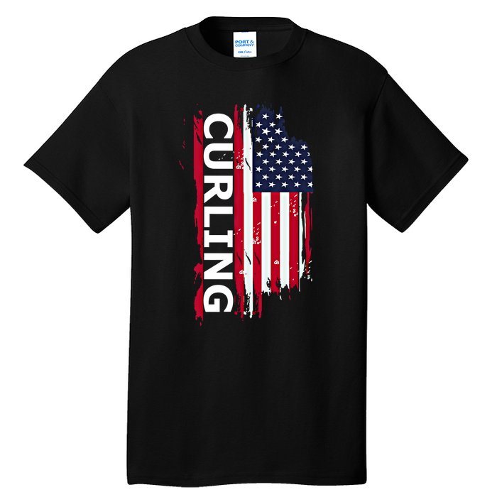 Curling Gift Tall T-Shirt