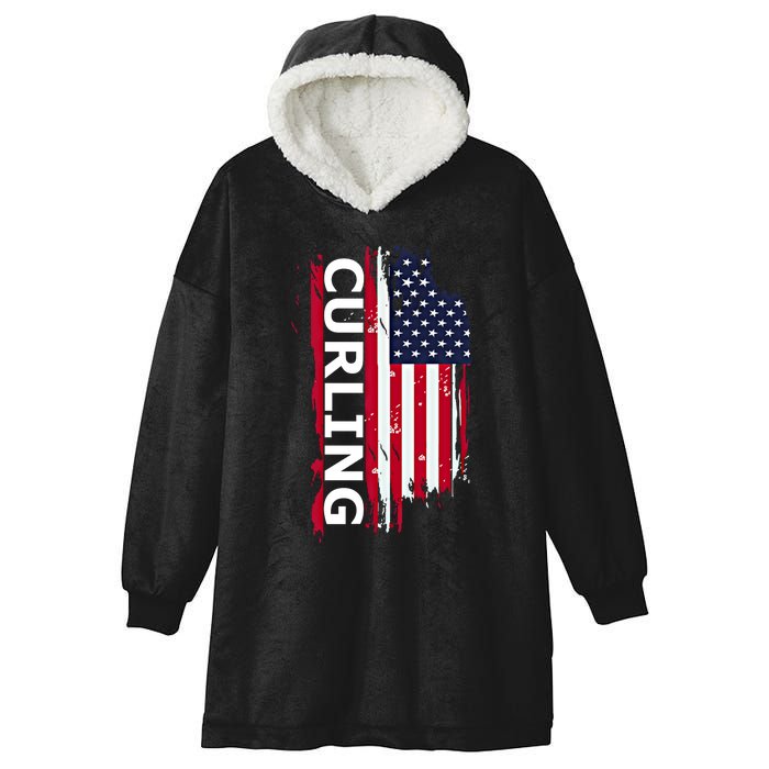 Curling Gift Hooded Wearable Blanket