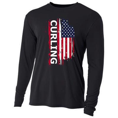 Curling Gift Cooling Performance Long Sleeve Crew