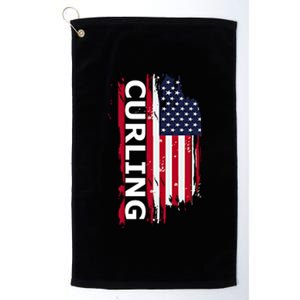 Curling Gift Platinum Collection Golf Towel