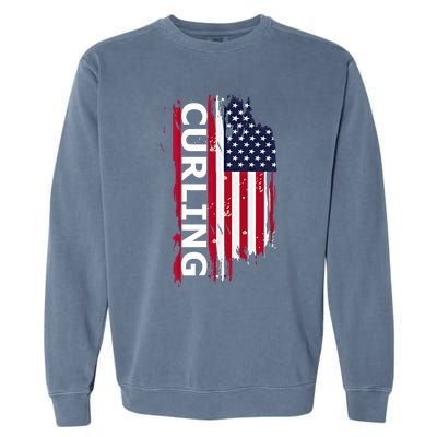 Curling Gift Garment-Dyed Sweatshirt