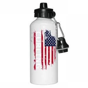 Curling Gift Aluminum Water Bottle