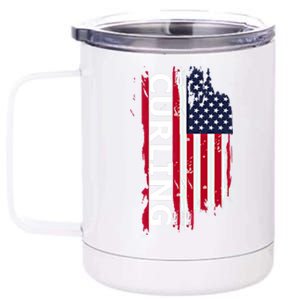 Curling Gift 12 oz Stainless Steel Tumbler Cup