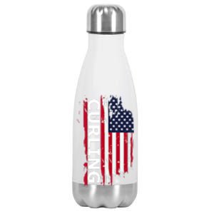 Curling Gift Stainless Steel Insulated Water Bottle