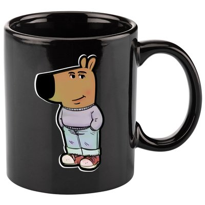 Chill Guy 11oz C Handle Ceramic Mug