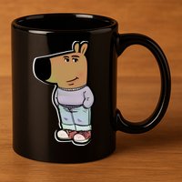 Chill Guy 11oz C Handle Ceramic Mug