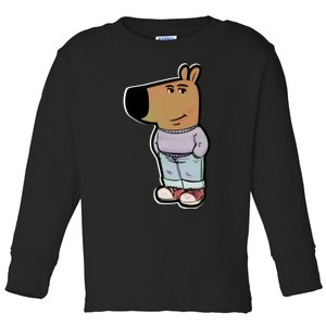 Chill Guy Toddler Long Sleeve Shirt