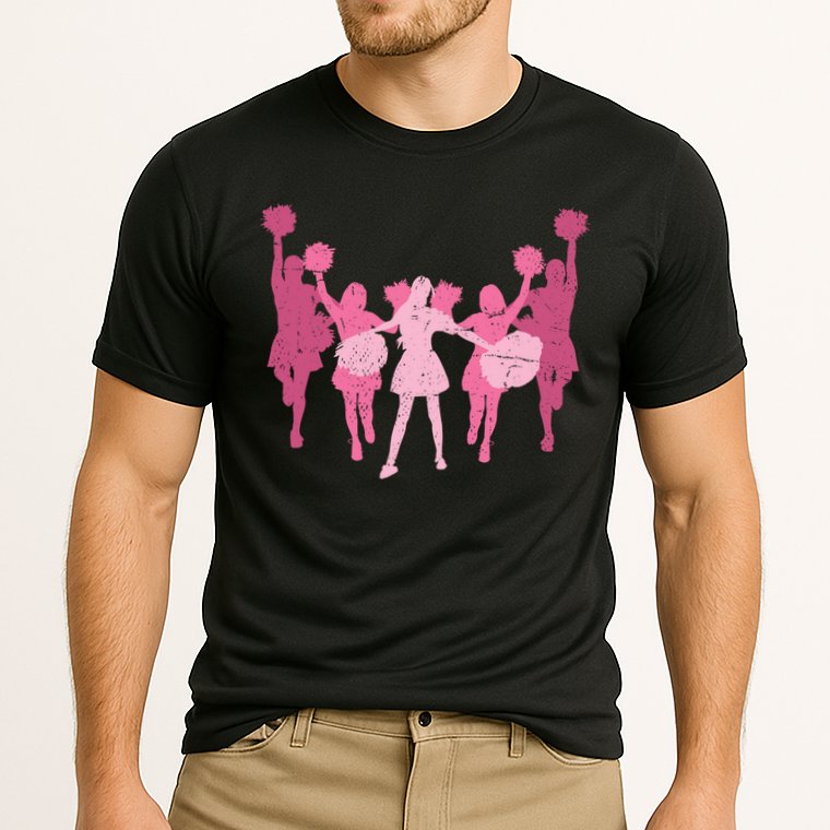 Cheerleader Girls Cheer Team Cheer Practice Cheerleading Cute Gift Cooling Performance Crew T-Shirt