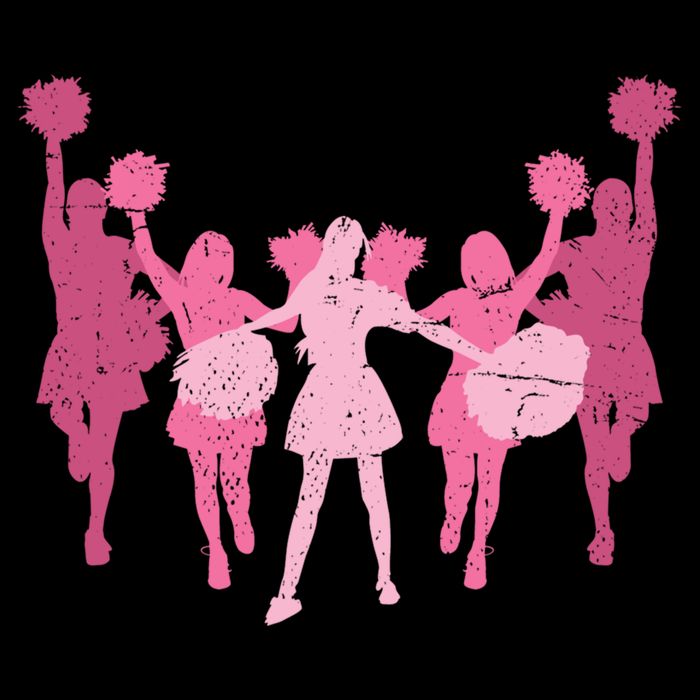 Cheerleader Girls Cheer Team Cheer Practice Cheerleading Cute Gift Cooling Performance Crew T-Shirt
