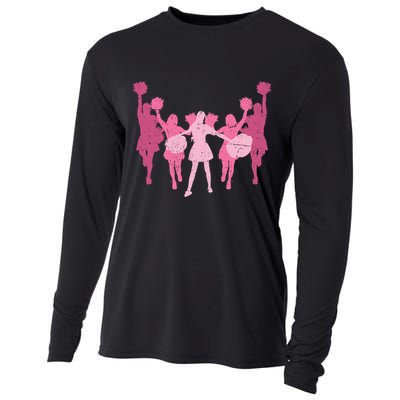 Cheerleader Girls Cheer Team Cheer Practice Cheerleading Cute Gift Cooling Performance Long Sleeve Crew