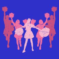 Cheerleader Girls Cheer Team Cheer Practice Cheerleading Cute Gift T-Shirt