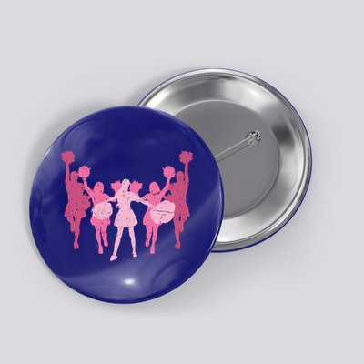 Cheerleader Girls Cheer Team Cheer Practice Cheerleading Cute Gift Button