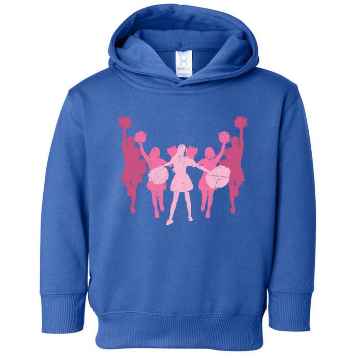 Cheerleader Girls Cheer Team Cheer Practice Cheerleading Cute Gift Toddler Hoodie