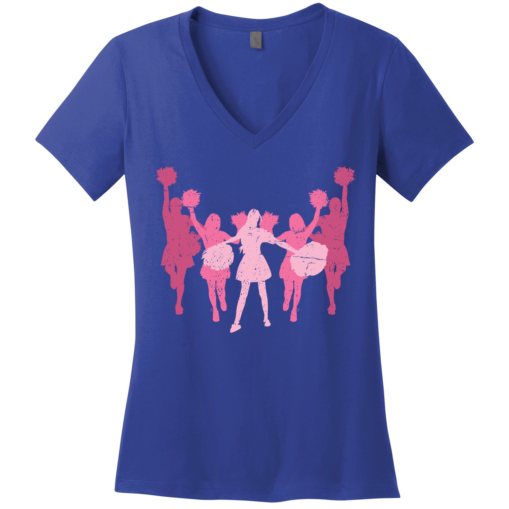 Cheerleader Girls Cheer Team Cheer Practice Cheerleading Cute Gift Women's V-Neck T-Shirt