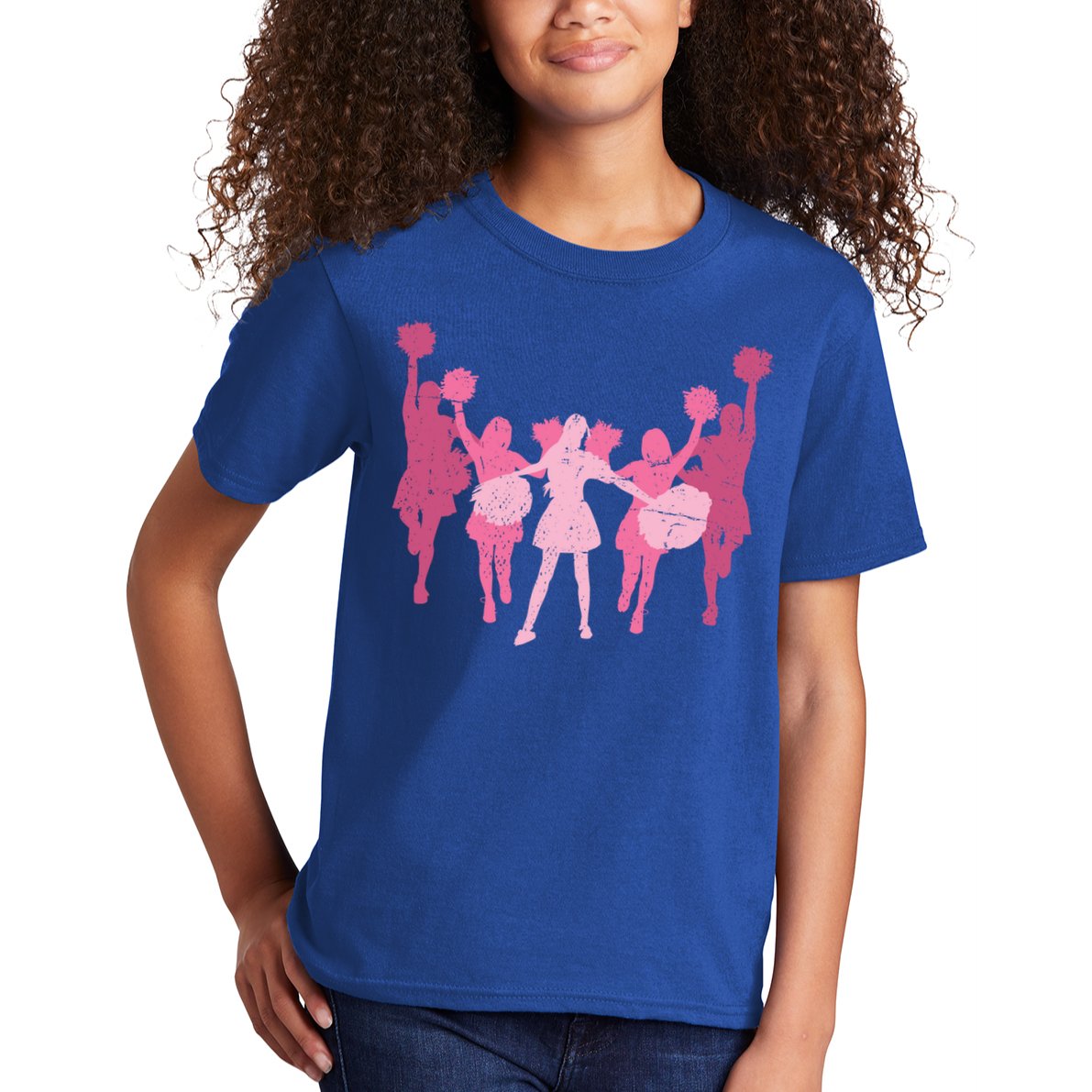 Cheerleader Girls Cheer Team Cheer Practice Cheerleading Cute Gift Kids T-Shirt