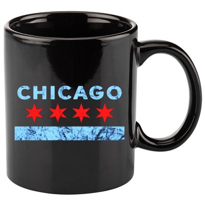 Chicago Gift Chicago Flag 11oz C Handle Ceramic Mug