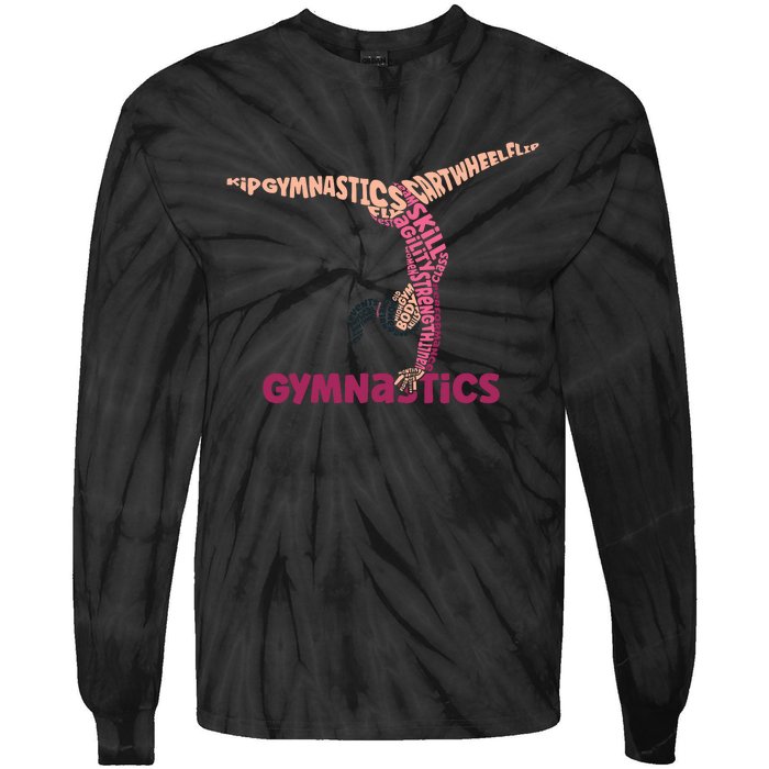 Cool Gymnastic Tie-Dye Long Sleeve Shirt