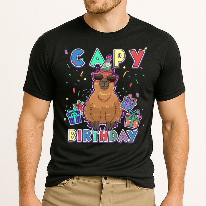 Capybara Gifts, Capy Birthday, Happy Birthday Capybara Cooling Performance Crew T-Shirt