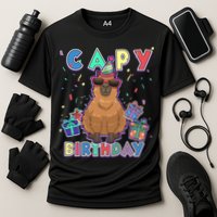 Capybara Gifts, Capy Birthday, Happy Birthday Capybara Cooling Performance Crew T-Shirt